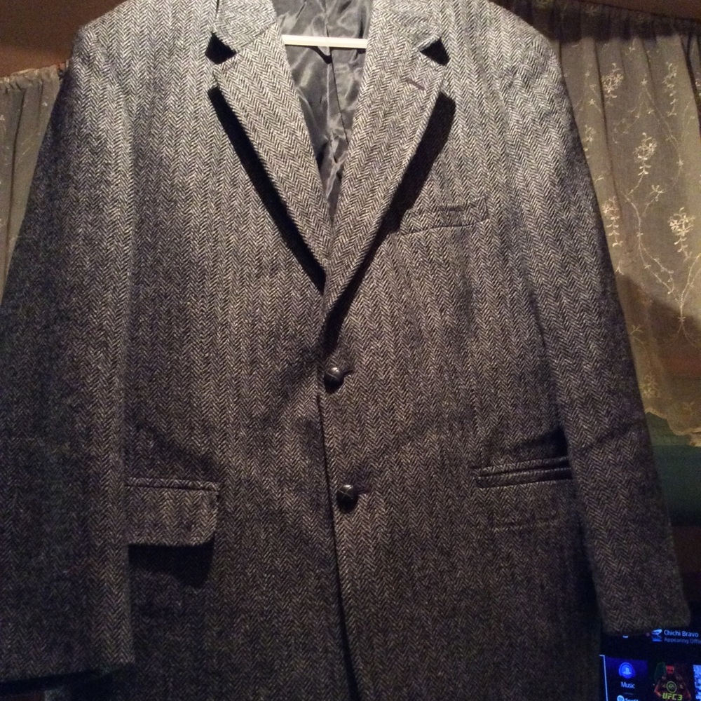 Harris Tweed hand woven Herringbone Blazer